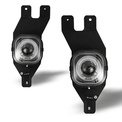 Winjet Halo Projector Fog Lights for 1999-2004 Ford Super Duty F-250, F-350, F-450 - Recon Recovery