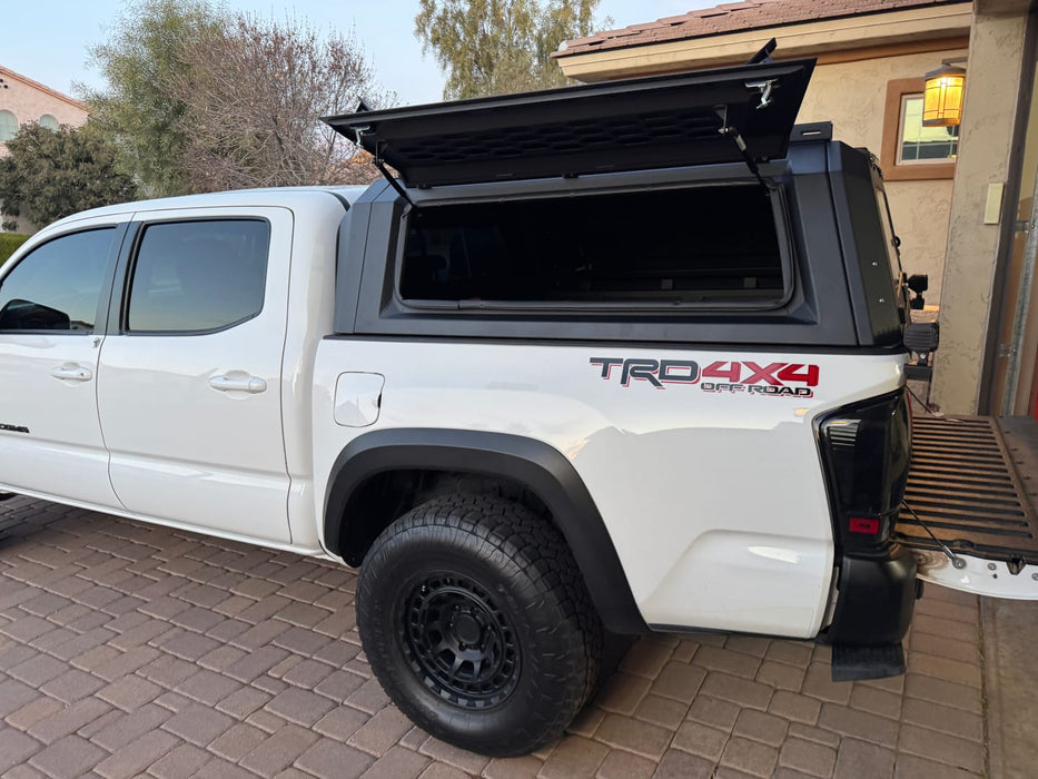 Openroad Aluminum Light Weight Modular Truck Cap for 2016-2023 Toyota Tacoma 6ft Bed