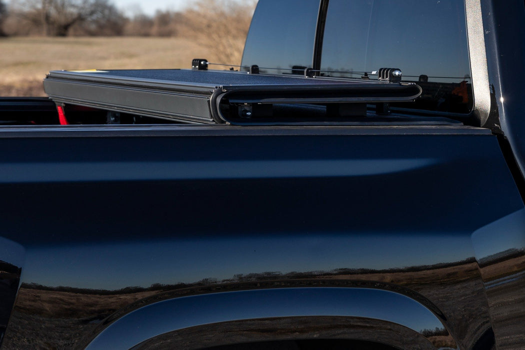 Rough Country Hard Fold Low Profile Aluminum 5' Bed Tonneau Cover for 15-22 Colorado Canyon