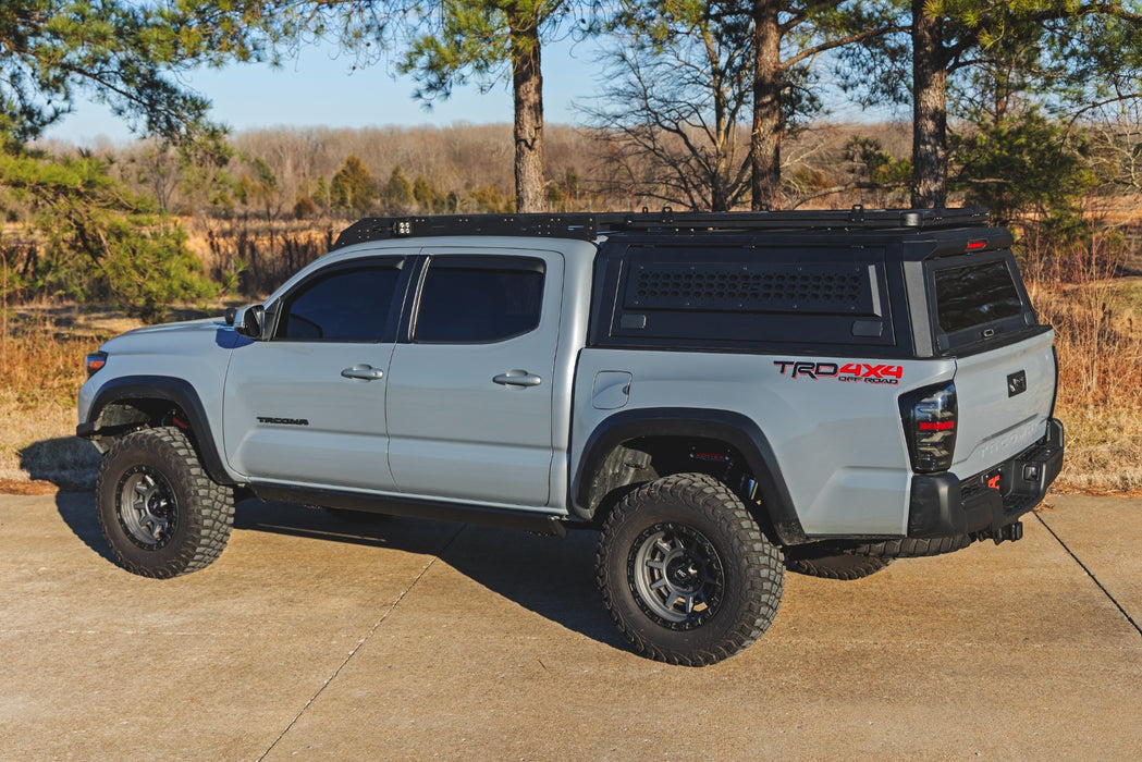 Rough Country Bed Cap Flat Roof Rack for 2016-2023 Toyota Tacoma