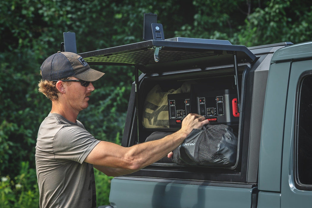 Rough Country Modular Stainless Steel Bed Cap for 2020 - 2026 Jeep Gladiator JT - Recon Recovery