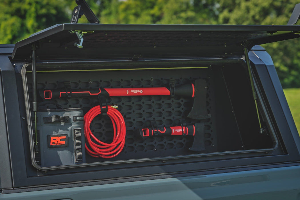 Rough Country Bed Cap Molle Panel Side Storage Bin for 2020 - 2026 Jeep Gladiator JT - Recon Recovery