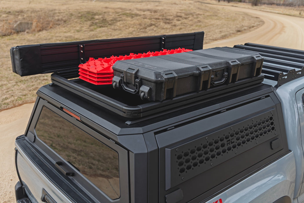 Rough Country Bed Cap Flat Roof Rack for 2016-2023 Toyota Tacoma