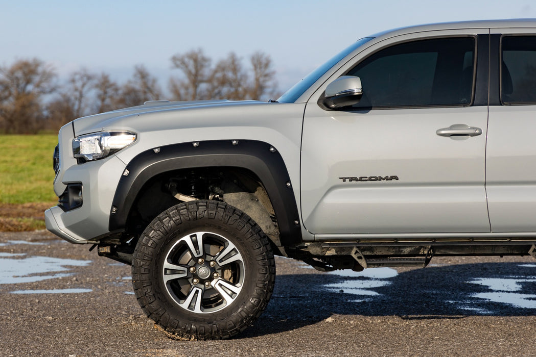Rough Country Pocket Fender Flares for 2016 - 2023 Toyota Tacoma - Recon Recovery