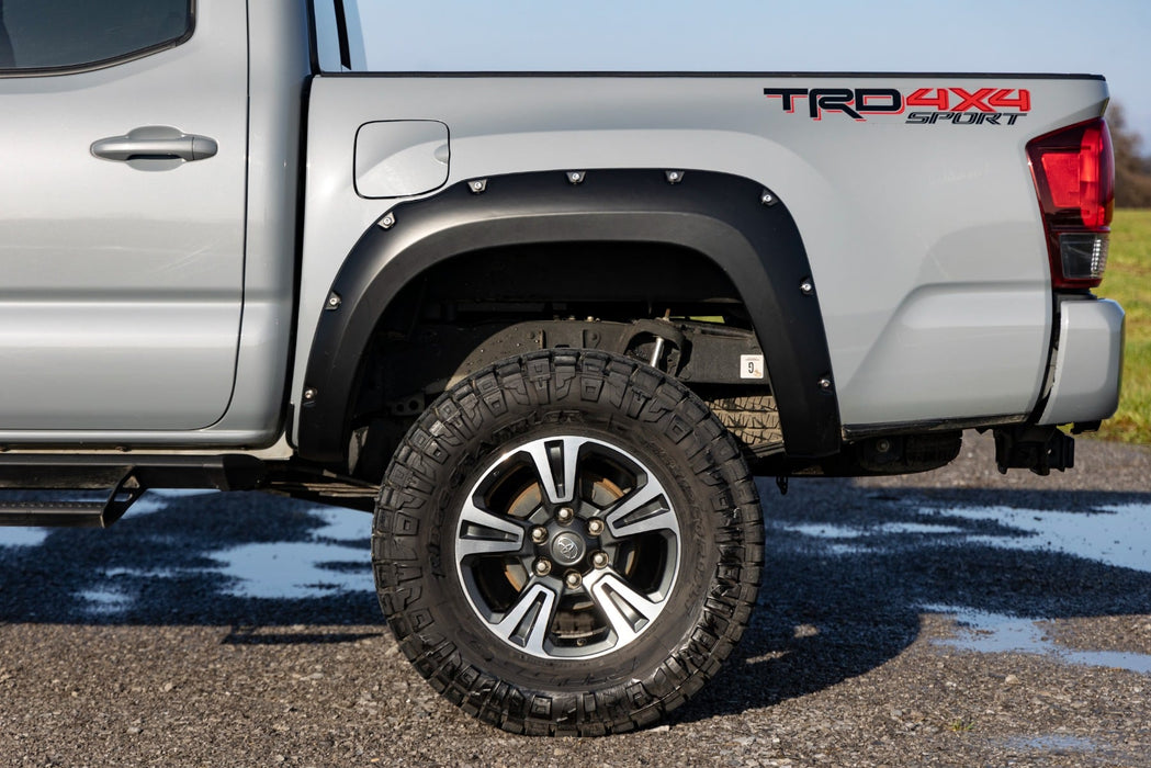 Rough Country Pocket Fender Flares for 2016 - 2023 Toyota Tacoma - Recon Recovery