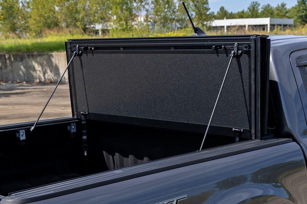 thumbnail image 2 of Hard Folding Tonneau Cover For Ford Ranger 5ft Bed - Tri-Fold Truck Bed Cover 2 of 12
