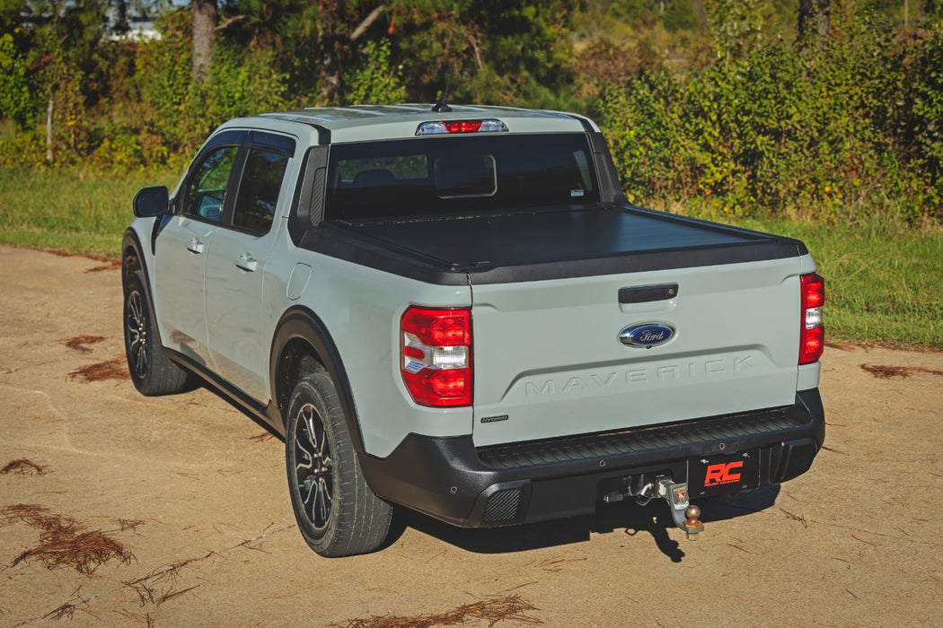 Rough Country Powered Retractable Bed Tonneau Cover for 2022-2026 Ford Maverick