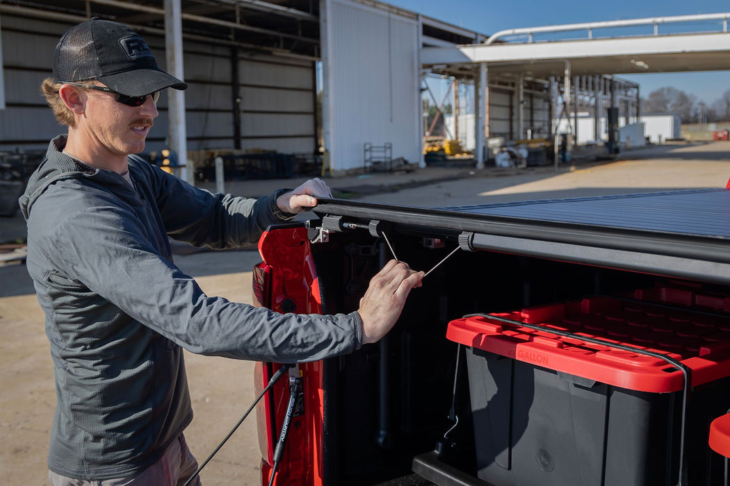 Rough Country Hard Roll up Tonneau Cover for 2019 - 2026 GM Silverado Sierra 1500 - Recon Recovery - Recon Recovery