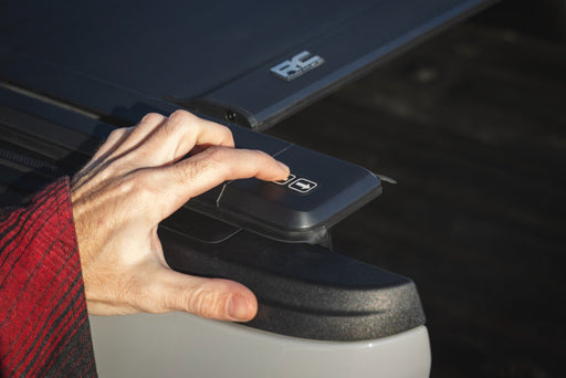 Rough Country Powered Electric Retractable Tonneau Cover for 2017 - 2026 Ford Raptor - 5' 7" Bed - Recon Recovery