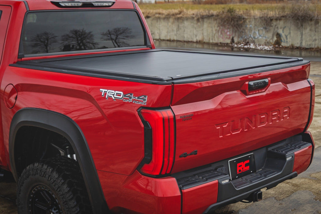 RC Powered Electric Retractable Tonneau Cover for 2022 - 2026 Toyota Tundra Short Bed - Recon Recovery