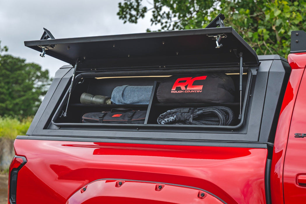 Rough Country Bed Cap Side Shelf Bin | Passenger Side | 2024–2026 Toyota Tacoma - Recon Recovery