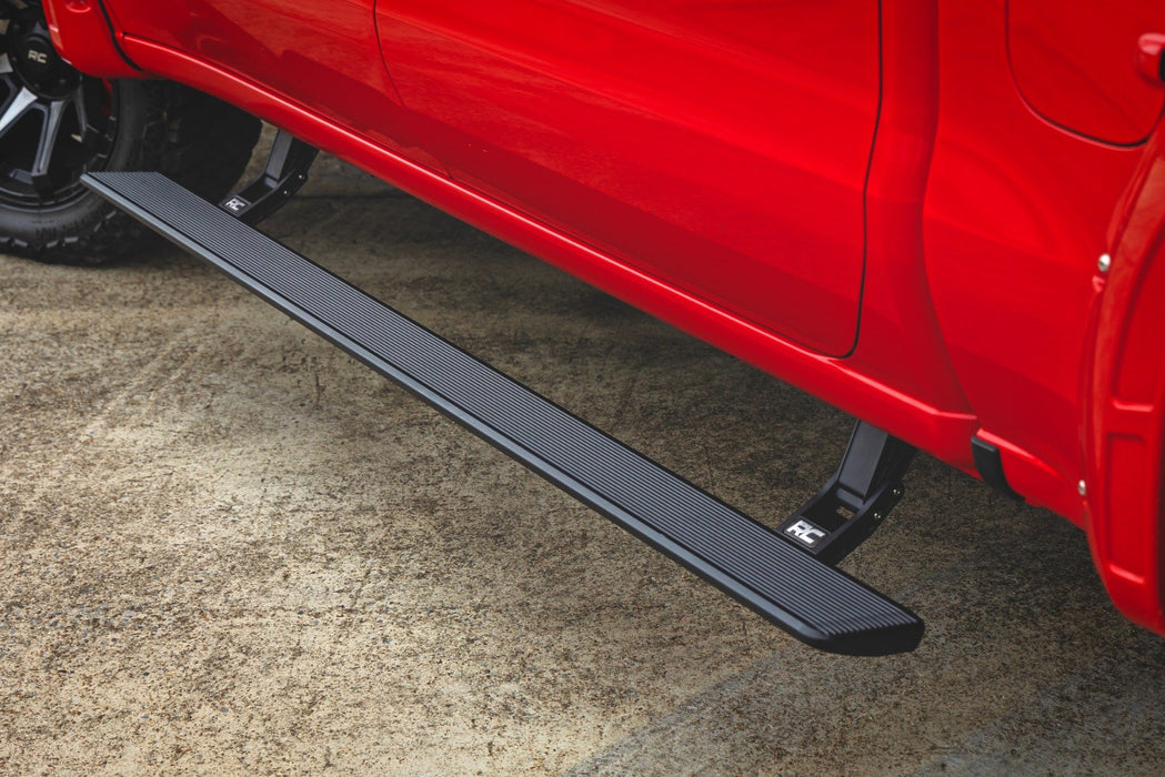 RC Power Retractable Running Boards for 2019 - 2026 GMC Silverado Sierra 1500 2500 3500 - Recon Recovery