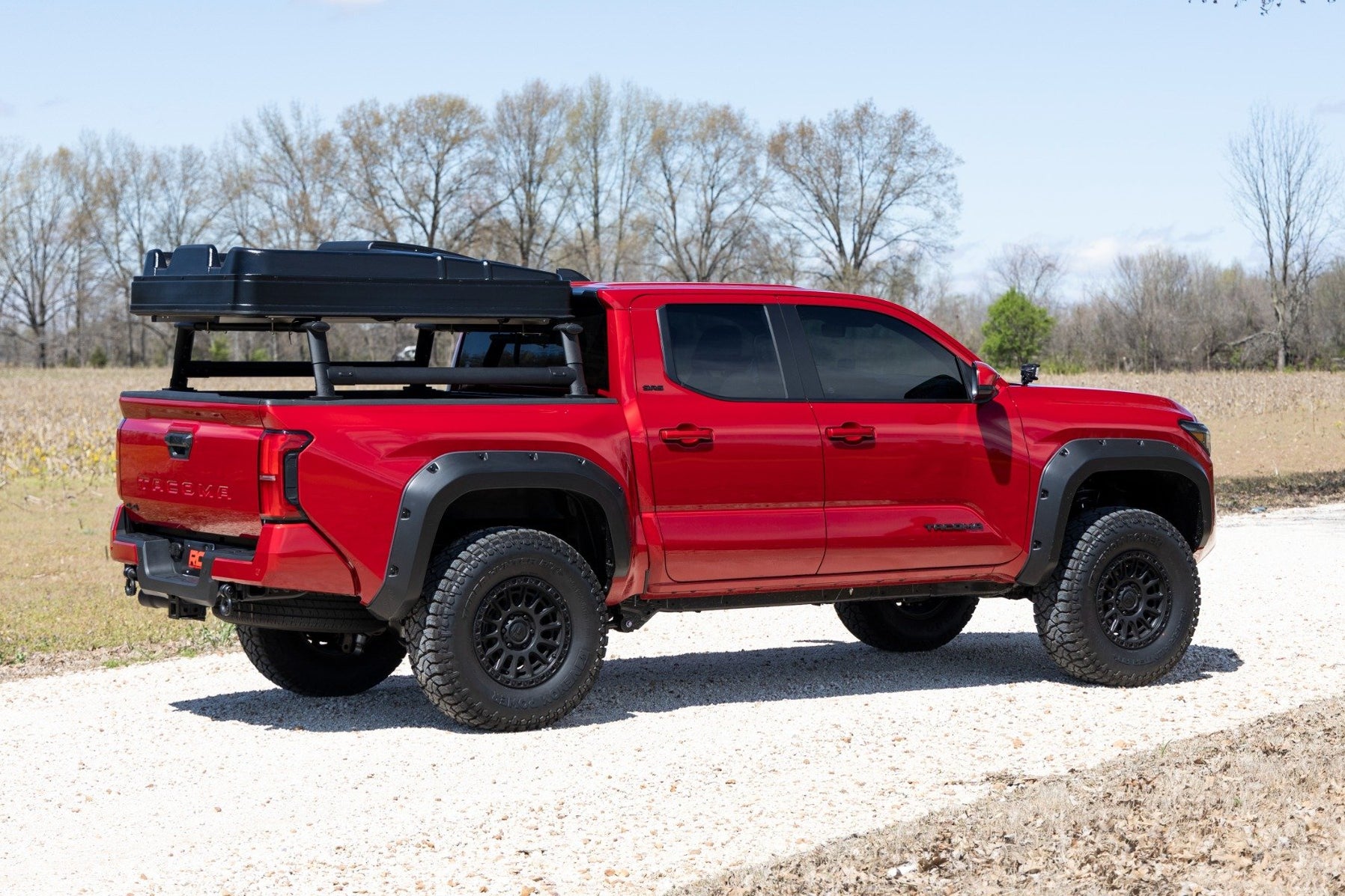 Rough Country Aluminum Overland Bed Rack for 2024 Toyota Tacoma - Reco ...