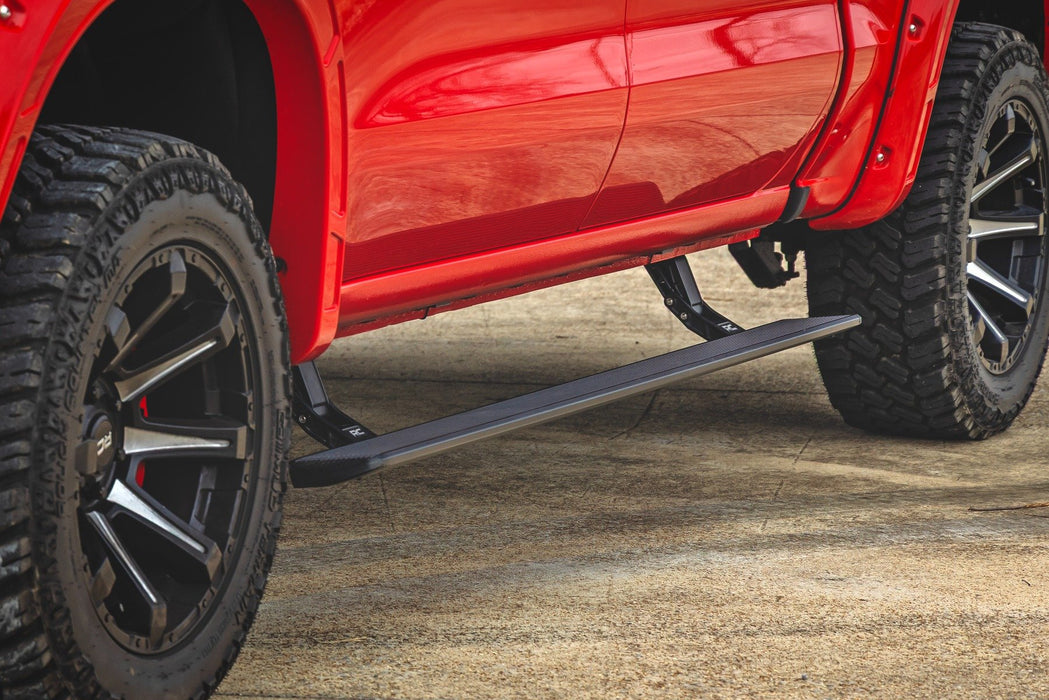 RC Power Retractable Running Boards for 2019 - 2026 GMC Silverado Sierra 1500 2500 3500 - Recon Recovery
