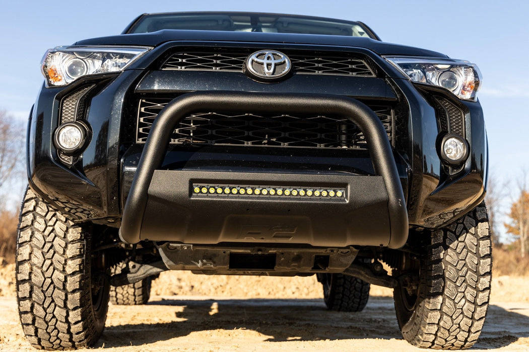 Rough Country Black LED Bolt on Bull Bar for 2010-2023 Toyota 4Runner - Recon Recovery