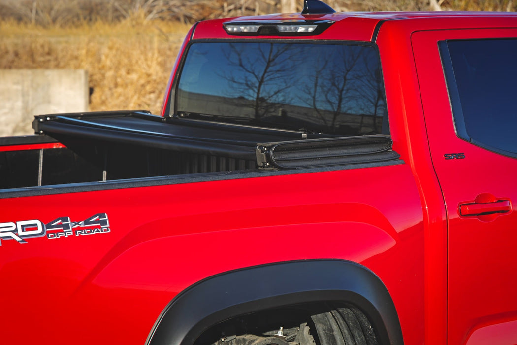 Rough Country Soft Tri - Fold Bed Cover for 2022 - 2026 Toyota Tundra - Recon Recovery