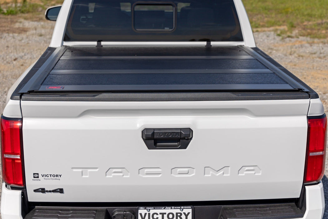 Rough Country Aluminum Low Profile Tonneau Bed Cover for 2024-2025 Toyota Tacoma