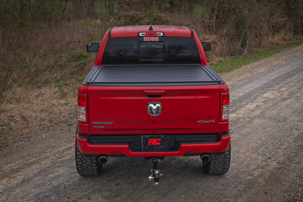 Rough Country Powered Electric Retractable Tonneau Cover for 2021 - 2026 Ram TRX - 5' 7" Bed - Recon Recovery