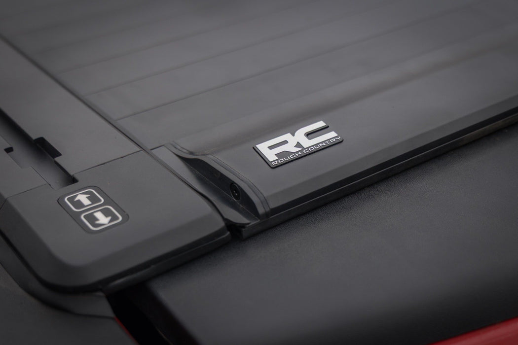 Rough Country Powered Electric Retractable Tonneau Cover for 2021 - 2026 Ram TRX - 5' 7" Bed - Recon Recovery