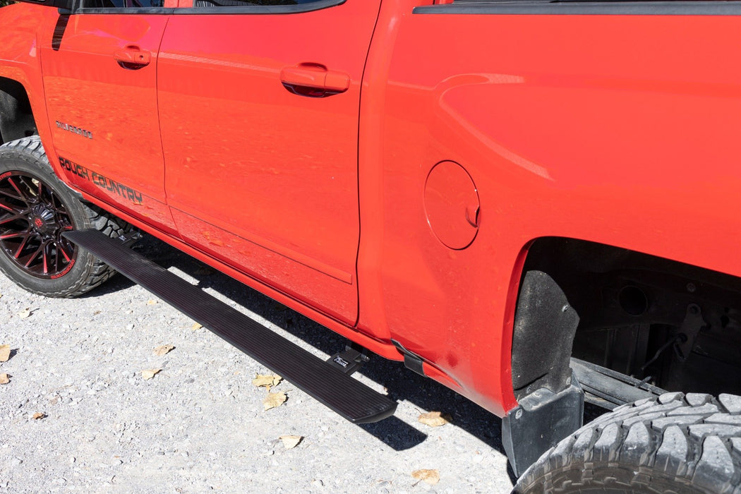 Rough Country Power Running Boards for 2007-2014 GM Silverado Sierra 1500 2500 3500 - Recon Recovery