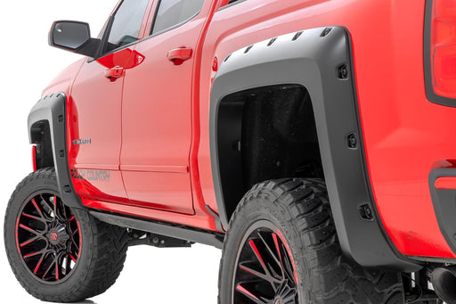 Rough Country Pocket Fender Flares Chevy Silverado 1500 (14 - 18 & Classic) - Recon Recovery