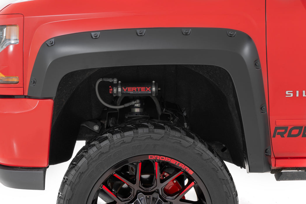 Rough Country Pocket Fender Flares Chevy Silverado 1500 (14 - 18 & Classic) - Recon Recovery