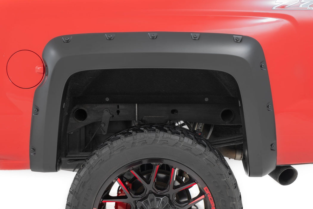 Rough Country Pocket Fender Flares Chevy Silverado 1500 (14 - 18 & Classic) - Recon Recovery