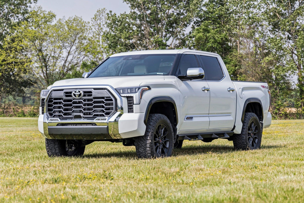 Rough Country AL2 Drop Nerf Steps for 2022-2025 Toyota Tundra - Bolt On - Recon Recovery