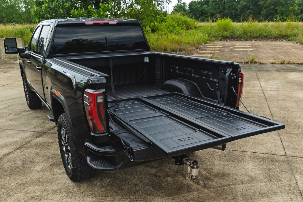 Rough Country Manual Retractable Bed Tonneau Cover for 2020-2026 GM Silverado & Sierra 2500HD 3500HD