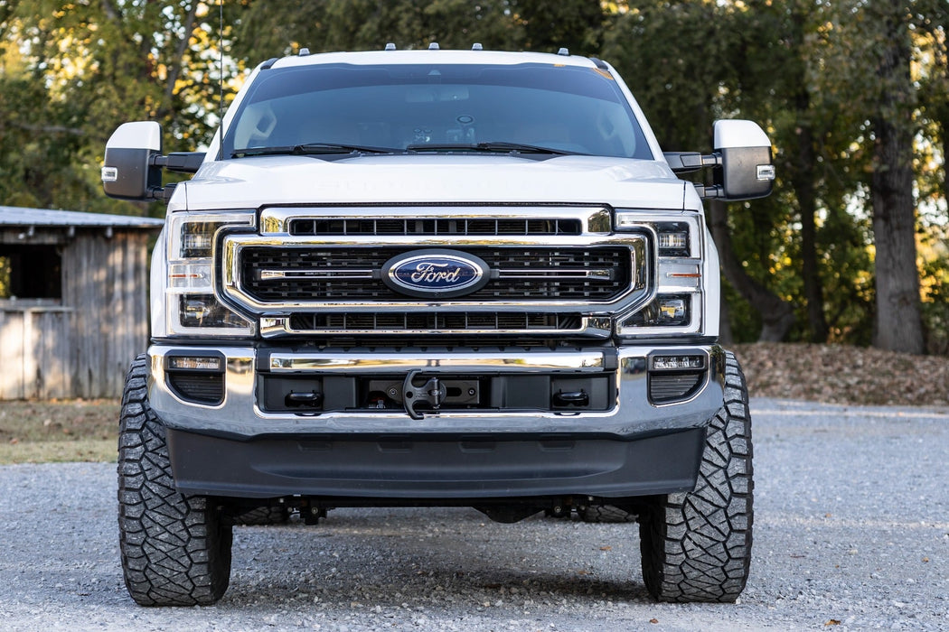 Rough Country Hidden Winch Mount for 2020 - 2022 Ford F - 250 & F - 350 - Recon Recovery