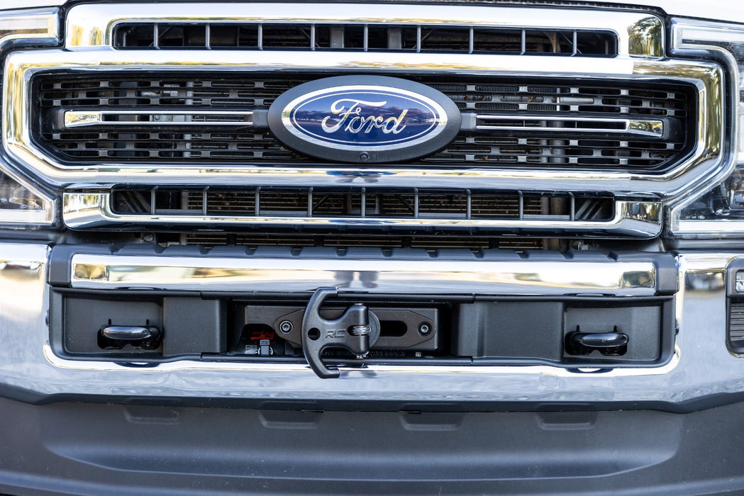 Rough Country Hidden Winch Mount for 2020 - 2022 Ford F - 250 & F - 350 - Recon Recovery