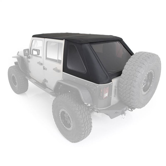 Smittybilt Bowless Combo Top & Tinted Windows For 2007 - 2018 Jeep Wrangler JK 4 Door - Recon Recovery - Recon Recovery