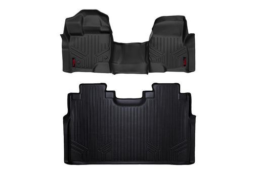 Rough Country Floor Mats | Front & Rear | Crew | Chevy/GMC Canyon/Colorado 2WD/4WD (2015 - 2022) - Recon Recovery