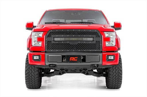 Rough Country Mesh Grille for 2015 - 2017 Ford F - 150 - Recon Recovery