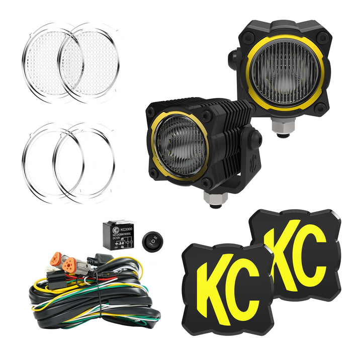 KC HiLites FLEX ERA 1 - 2 - Light Master LED Light Pod Kit - Recon Recovery