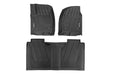 Rough Country Flex - Fit Floor Mats for 2019 - 2026 Chevy/GMC 1500 & 2500HD/3500HD - Recon Recovery