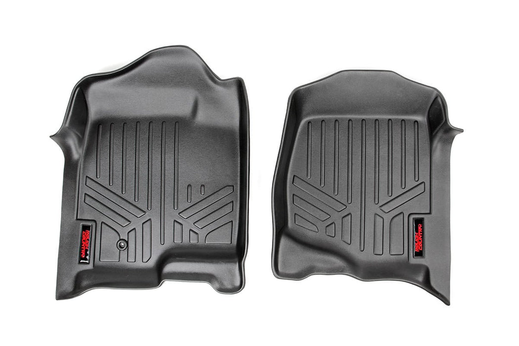Rough Country Floor Mats | Front | Chevy/GMC 1500/2500HD/3500HD (2007 - 2013) - Recon Recovery