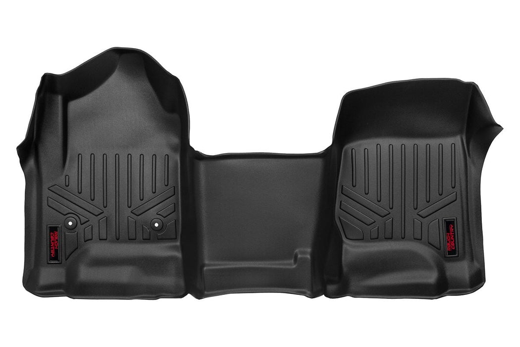Rough Country Floor Mats | Front | Over Hump 2014 - 2019 Chevy/GMC 1500/2500HD/3500HD - Recon Recovery