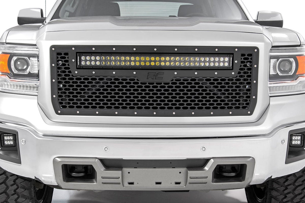 Rough Country Mesh Grille for 2014 - 2015 GMC Sierra 1500 - Recon Recovery