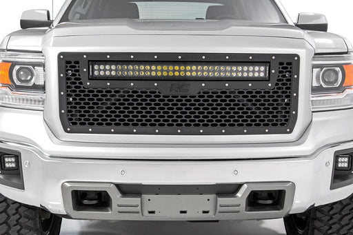 Rough Country Mesh Grille for 2014 - 2015 GMC Sierra 1500 - Recon Recovery
