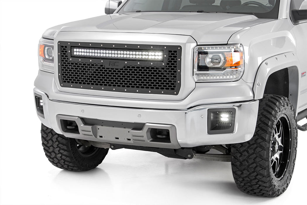 Rough Country Mesh Grille for 2014 - 2015 GMC Sierra 1500 - Recon Recovery