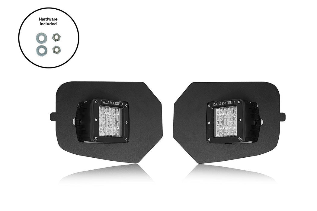 LED Fog Light Pod Replacements Brackets Kit For 2016-2023 Toyota Tacoma - Recon Recovery
