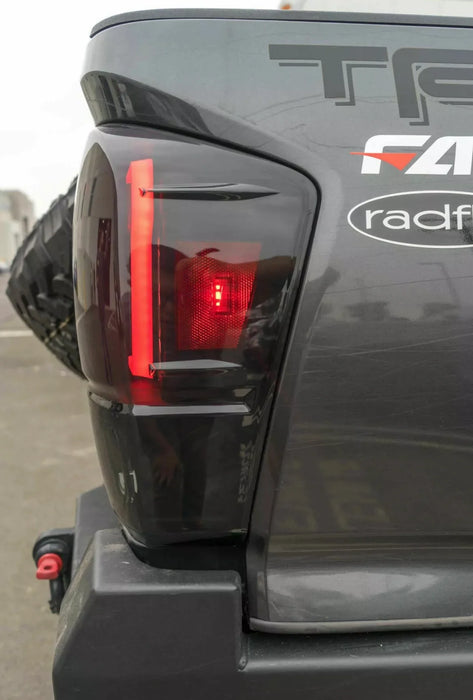 Winjet Renegade V2 LED Taillights for 2016-2023 Toyota Tacoma (Black/Clear) - Recon Recovery - Recon Recovery