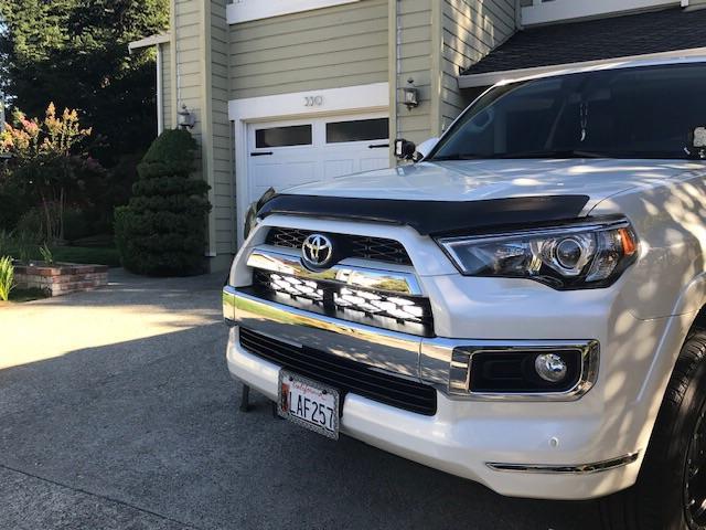 32" Hidden Grille LED Light Bar Brackets Kit Fits 2014-2024 Toyota 4Runner - Recon Recovery