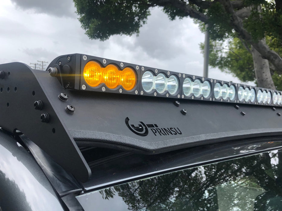 Dual Function Amber/White LED Light Bar Prinsu Mounting Bracket Kit - Recon Recovery
