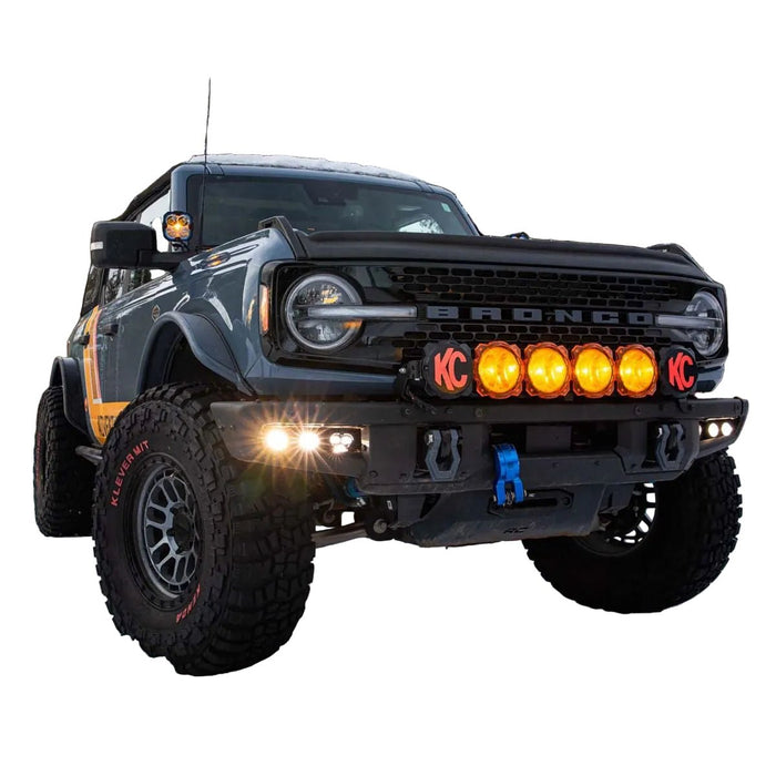 KC HiLites Bronco Bumper Mounted 39" Gravity️ Titan LED Light Bar - 6 - Light - Recon Recovery