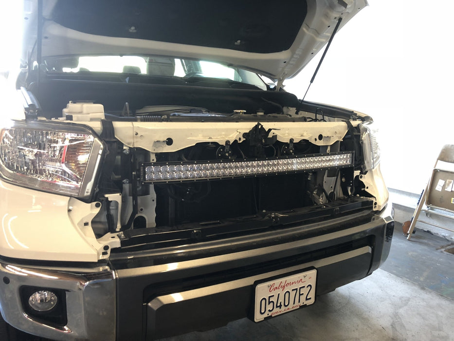 42" Hidden Grille Curved LED Light Bar Mounting Brackets For 2014-2021 Toyota Tundra - Recon Recovery