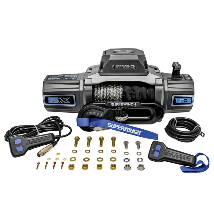Superwinch SX12SR 12,000 lbs. Wireless Recovery Winch with LED - 80ft Synthetic Rope - Recon Recovery