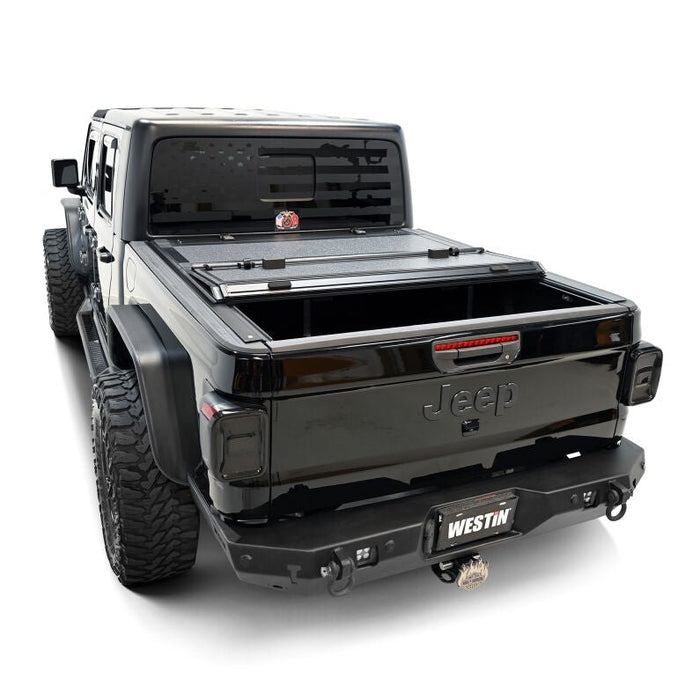 Hard Tri - Fold Aluminum Tonneau Cover for 2020 - 2026 Jeep Gladiator JT - Recon Recovery - Recon Recovery