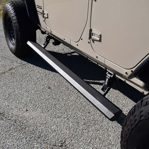 Pro-E Electric Power Drop Down Running Boards for 2018 Jeep Wrangler JK 4 Door - Recon Recovery - Recon Recovery